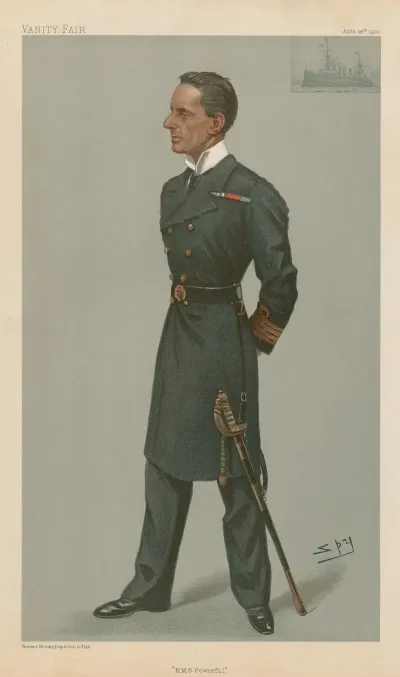 Military And Navy H M S Powerful Hon Captain Hedworth Lambton June 28 1900