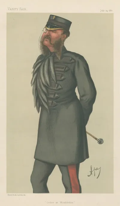 Military And Navy Order At Wimbledon Colonel Lewis Guy Phillips July 24 1880
