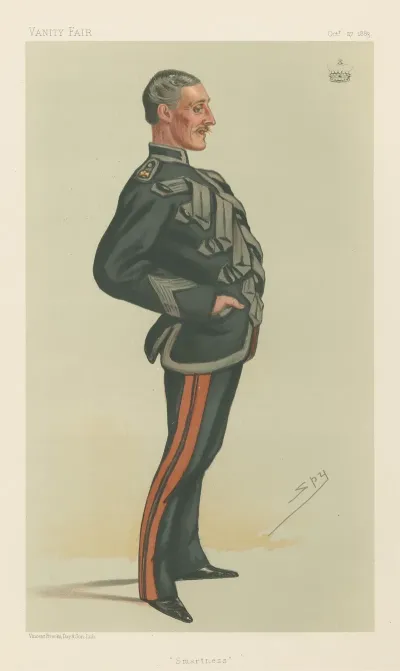 Military And Navy Smartness Major Viscount Downe October 27 1883