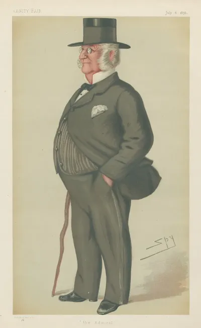 Military And Navy The Admiral Sir James Dalrymple Horn Elphinstone July 6 1878