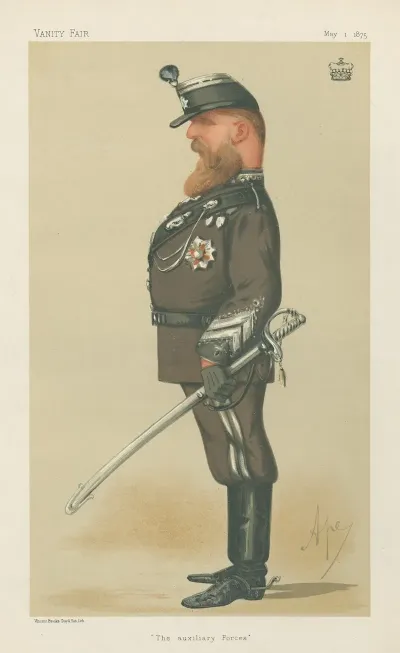 Military And Navy The Auxillary Forces Viscount Bury May 1 1875