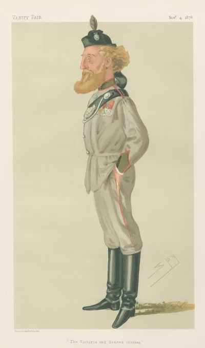 Military And Navy The Victoria And Geneva Crosses Colonel Robert James Lloyd Lindsay November 4 1876