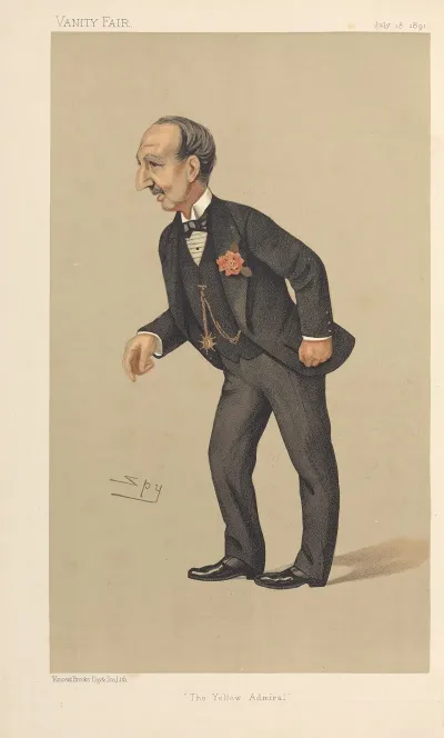 Military And Navy The Yellow Admiral Rear Admiral Edward Field July 18 1891