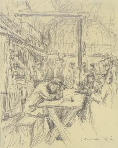 Military Army Camp Outside Reims