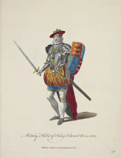 Military Habit Of King Edward Vi In 1552 Habits Militaires Du Roi Edward Vi