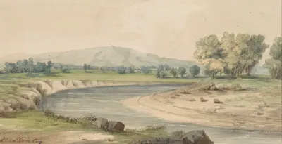 Milk River And Panther Mountain