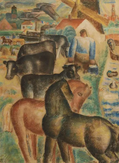 Milking Time On The Farm