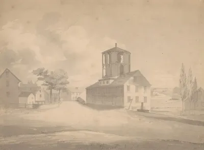 Mill At Ipswich On Road To Newbury Port