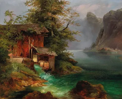 Mill On Lake Hallstatt