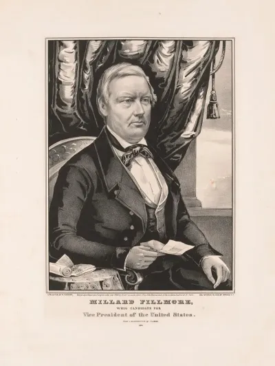 Millard Fillmore Whig Candidate For Vice President Of The United States