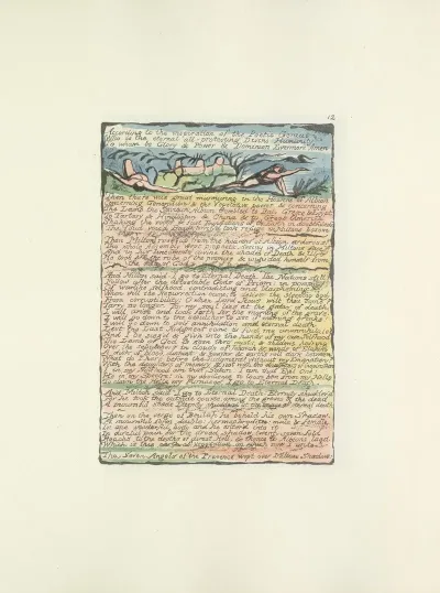 Milton A Poem In 2 Books Pl 12
