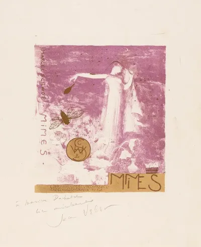 Mimes Illustration Pour La Couverture Du Livre De Marcel Schwob