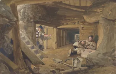 Mine In The Bastion Du Mat Sebastopol Crimea