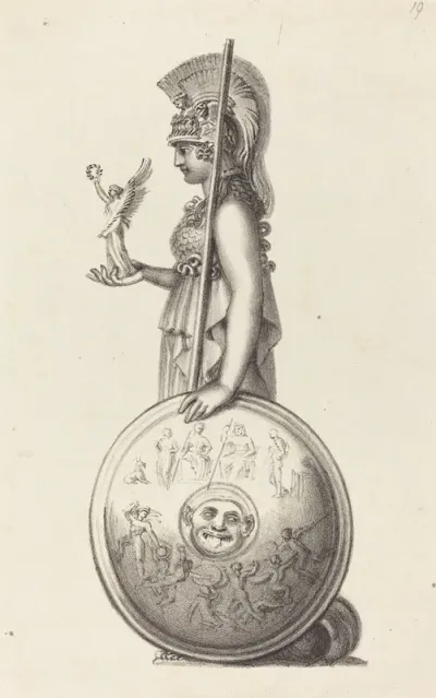Minerva By Phidas Published 1829