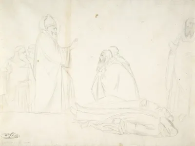 Miracle Of St Sylvester The Raising Of Two Pagan Priests After Maso Di Banco S Croce Florence