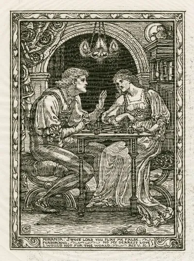Miranda Sweet Lord You Play Me False Ferdinand No My Dearest Love I Would Not For The World The Tempest Act V Sc 1