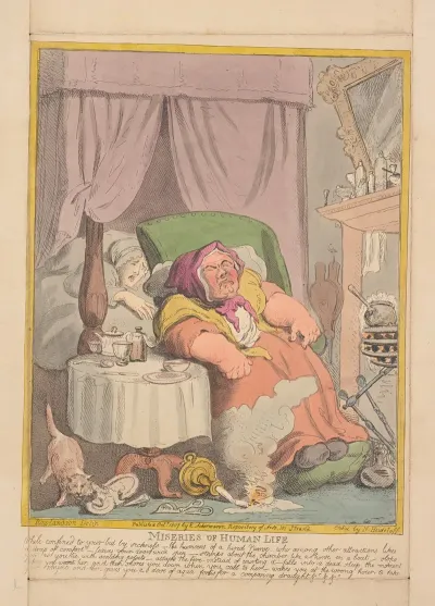 Miseries Of Human Life While Confined To Your Bed By Sickness The Humours Of A Hired Nurse