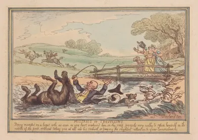 Miseries Of Travelling Being Mounted On A Beast