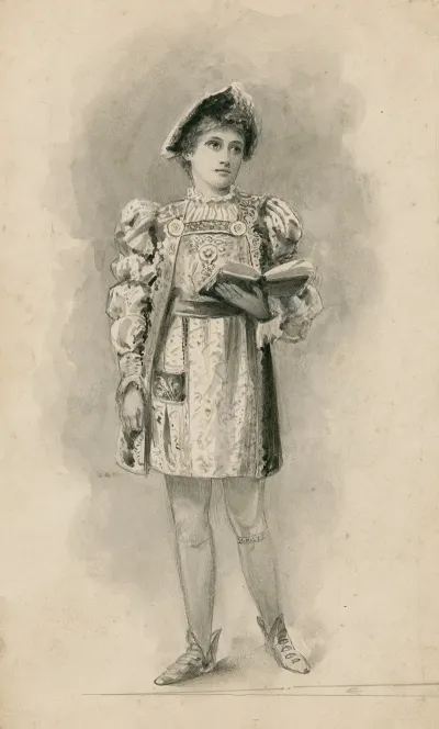 Miss Bessie Hatton As Hamlet