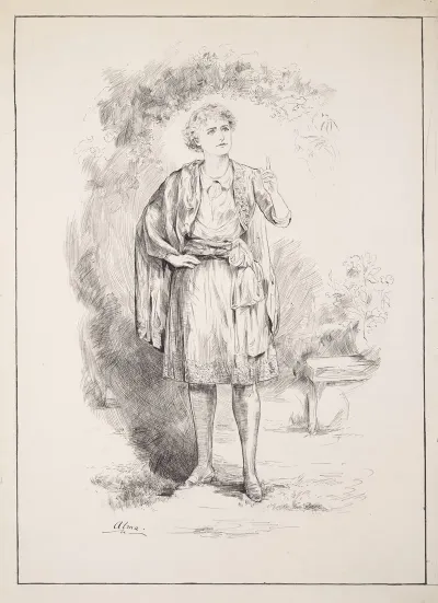 Miss Ellen Terry As Viola Twelfth Night