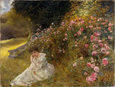 Miss Hardy On The Rose Terrace In Rugenpark Interlaken