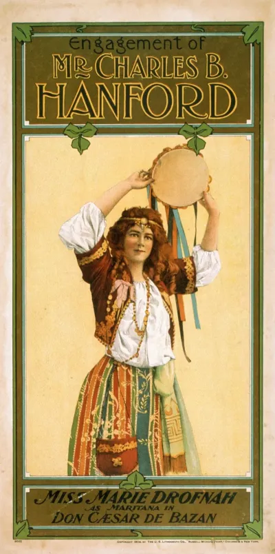 Miss Marie Drofnah As Mariatana In Don Caesar De Bazan