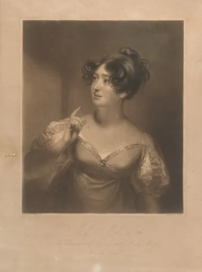 Miss Mellon In The Character Of Voltante In The Honey Moon