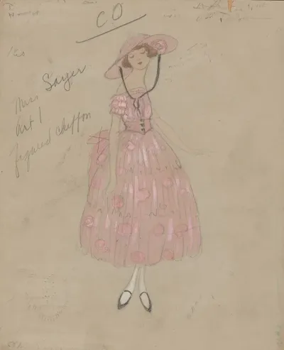 Miss Sayer Act I Figured Chiffon