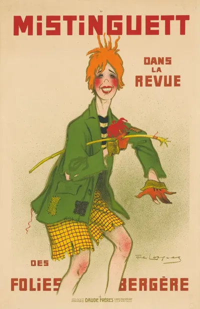 Mistinguett Dans La Revue Des Folies Bergere