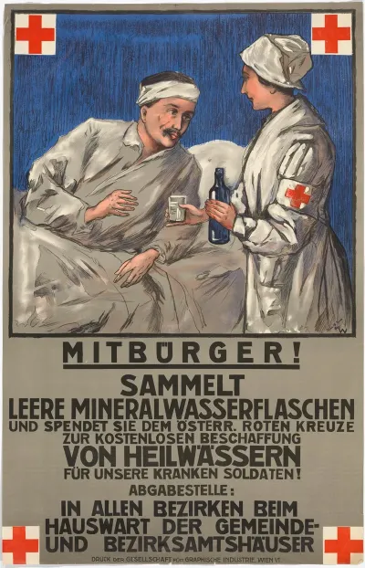 Mitburger Sammelt Leere Mineralwasserflaschen