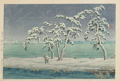 Mito Hinuma No Yuki Snow At Hinuma Swamp In Mito