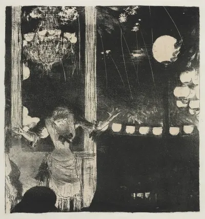 Mlle Becat At The Cafe Des Ambassadeurs