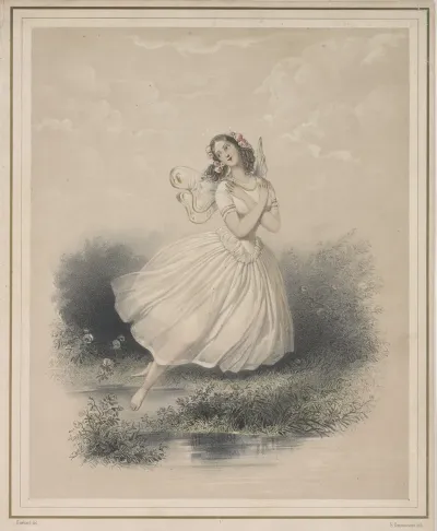 Mlle Carlotta Grisi La Sylphide