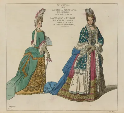 Mlle De Keroual Cree Duchesse De Portsmouth Par Charles Ii Roi Dangleterre