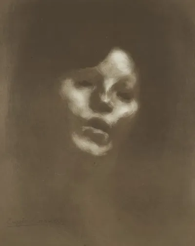Mlle Marguerite Carriere Singing