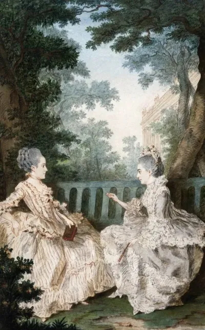 Mme De Breget Et Mme De Cassini
