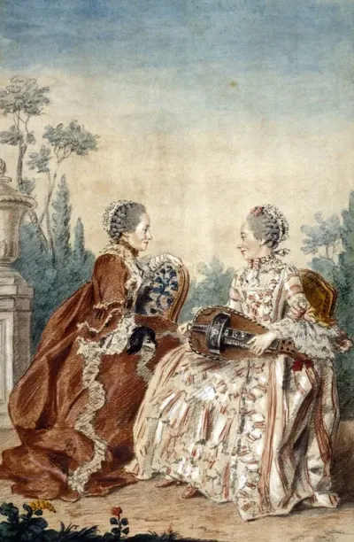 Mme De Julienne Et Mme De Serre