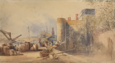 Moat At The Tower Of London