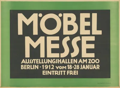 Mobelmesse 1912 Ausstellungshallen Am Zoo
