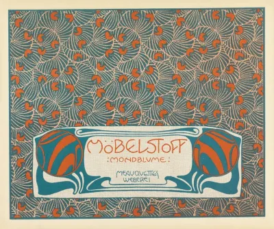 Mobelstoff Mondblume Meauquettes Weberei Moon Blossom Woven Upholstery Fabric Maquette