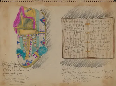 Moccasin And Writing Book