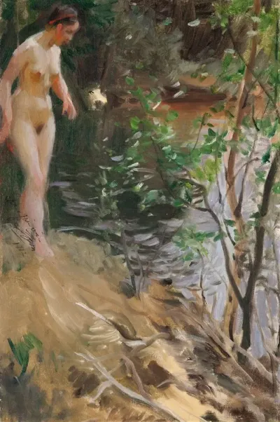 Model At Shore