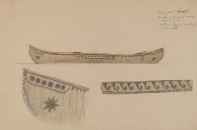 Model Of Canoe