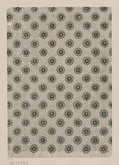 Modeldruckpapier Flachenmuster Mit Kreisen