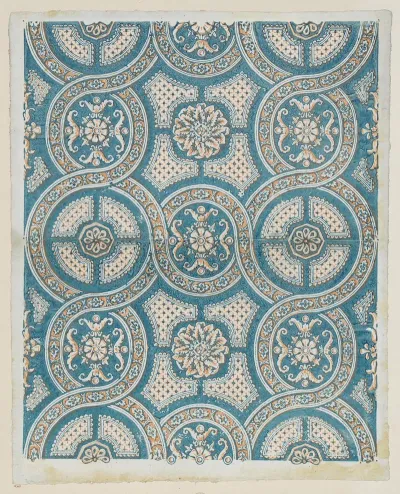 Modeldruckpapier Grosflachiges Gittermuster 2
