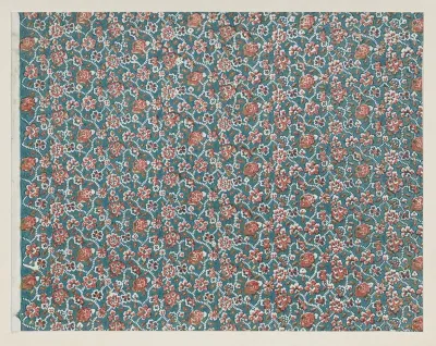Modeldruckpapier Mit Golddruck Florales Flachenmuster