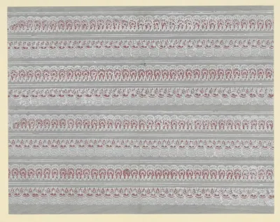 Modeldruckpapier Spitzenahnliche Musterbander
