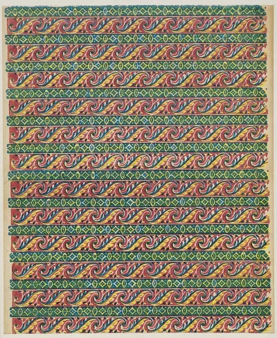 Modeldruckpapier Streifenmuster