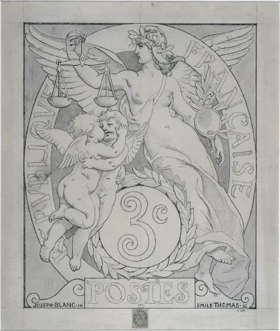Modele De Timbre De 3 Centimes