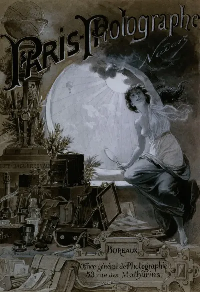 Modele Pour La Couverture Du Journal Nadar Paris Photographie